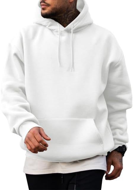 Herren Hoodie mit geräumiger Kapuze und Kängurutasche Echoarchiv