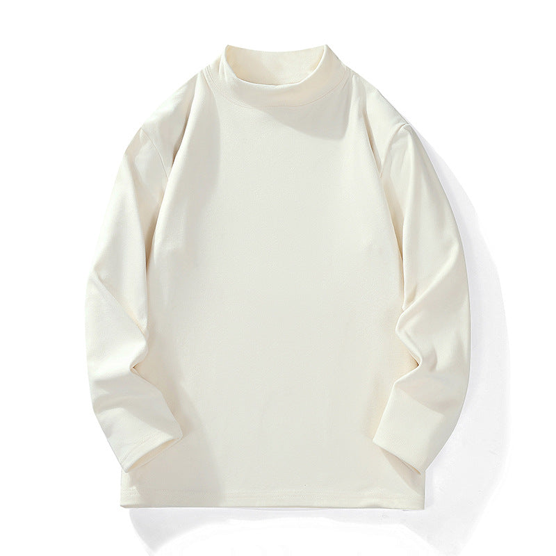Herren Lässiges Oversize-Mockneck-Longsleeve aus Feinstrick mit verlängertem Schnitt Echo Archiv