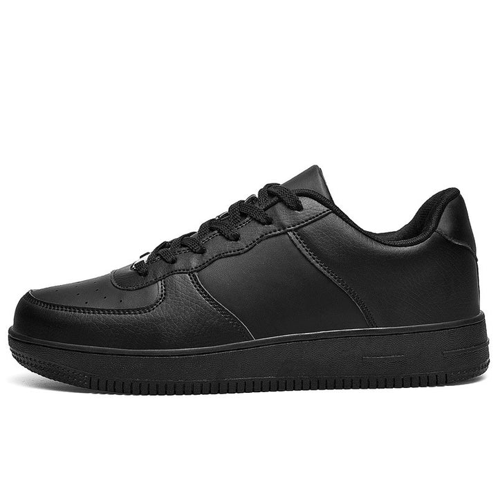 Herren Minimalistischer Low-Top Freizeitleder-Sneaker mit gepolstertem Knöchelkragen und rutschfester Profilsohle – Norré