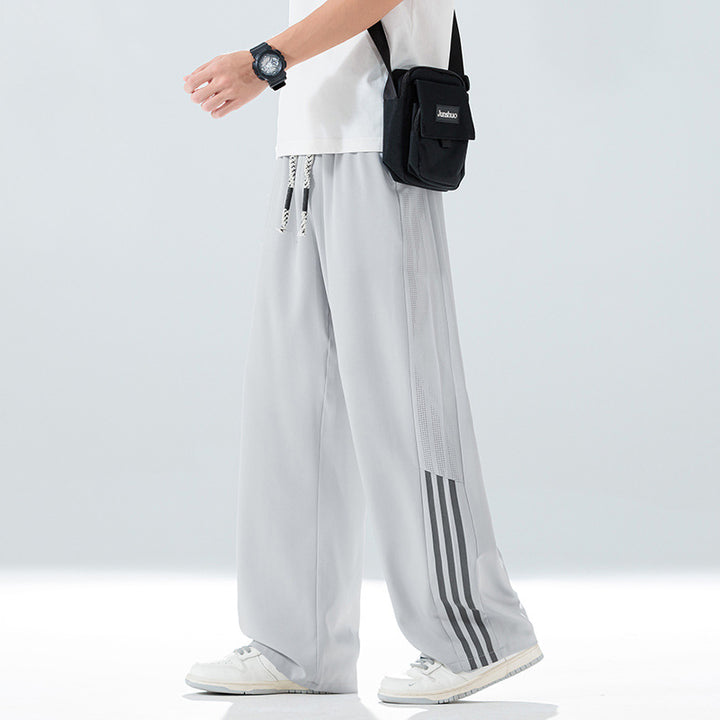 Herren Sportliche Weitgeschnittene Freizeithose