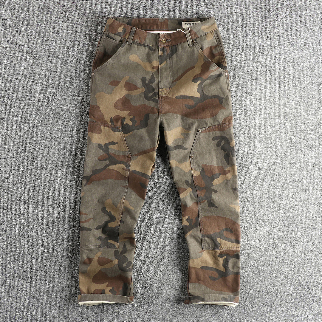 Herren Cargohose im modernen Camouflage-Design mit multifunktionalen Taschen Echoarchiv