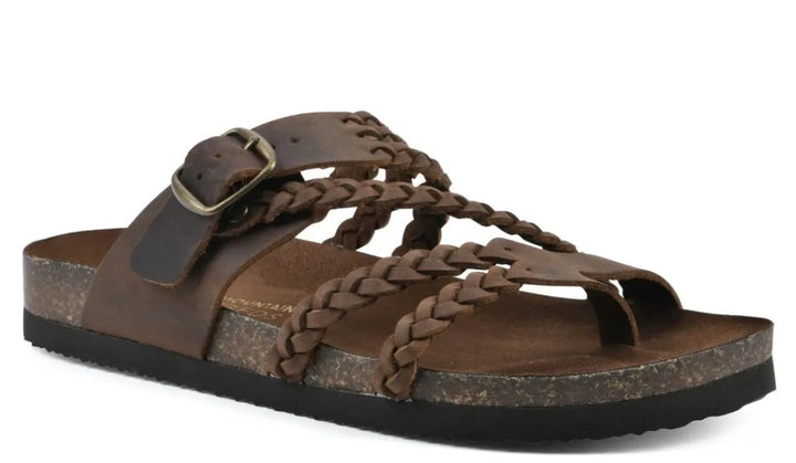 Damen Riemchen-Sandalen mit geflochtenem Design und verstellbarem Riemen Echoarchiv