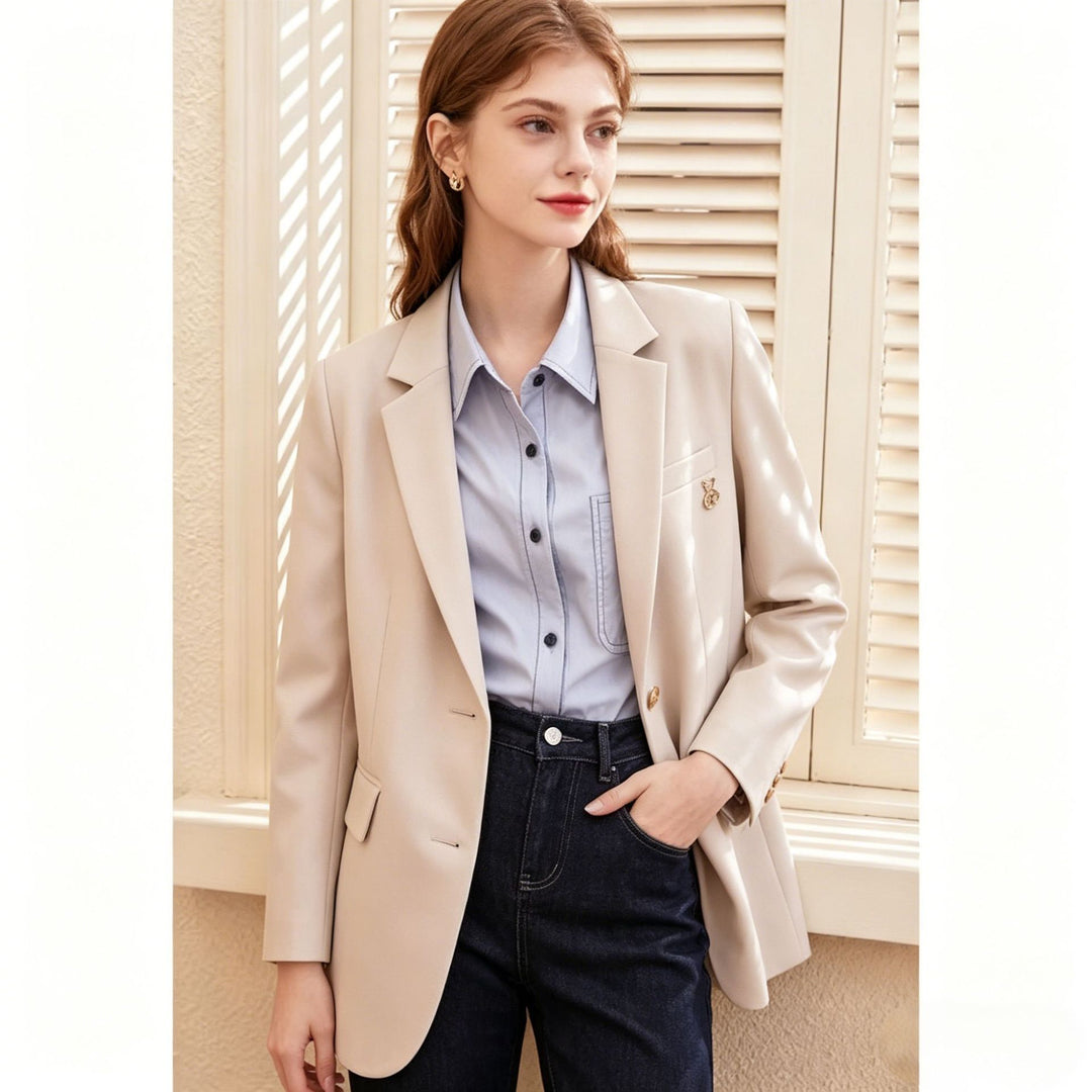 Damen Modischer Blazer im Stil eines Sakko Echo Archiv