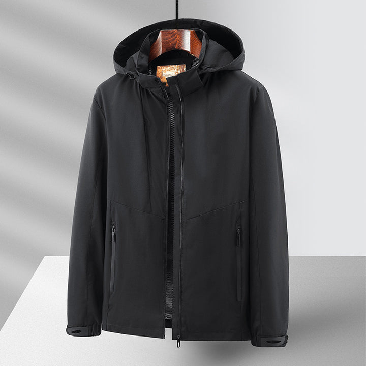 Herren Wetterfeste Outdoorjacke mit praktischer Kapuze Echo Archiv