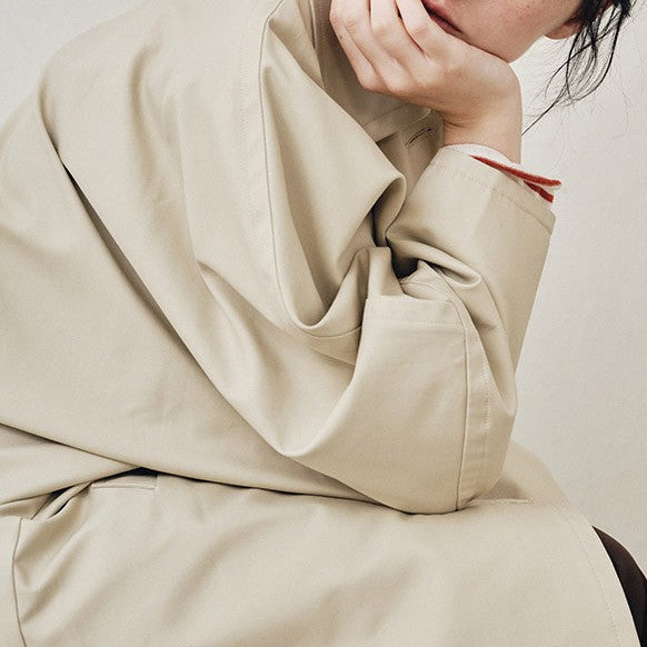 Damen Lange Trenchcoat Echoarchiv