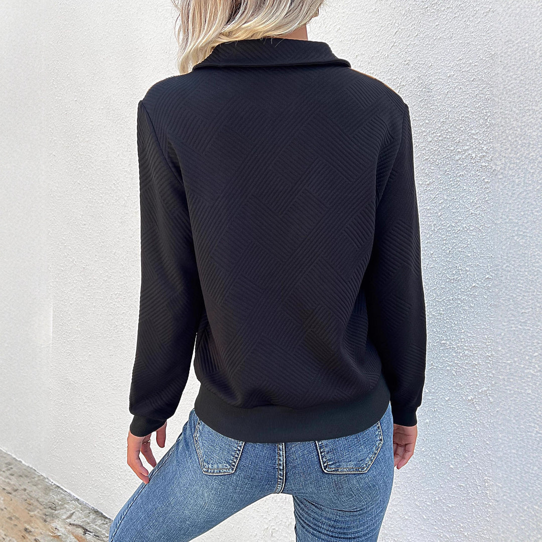 Damen Sportlicher Pullover mit klassischem Kragen Echo Archiv