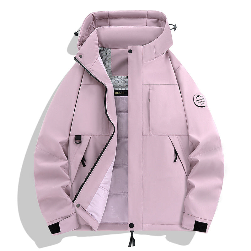 Herren Wasserdichte und atmungsaktive Softshell-Outdoorjacke Echoarchiv