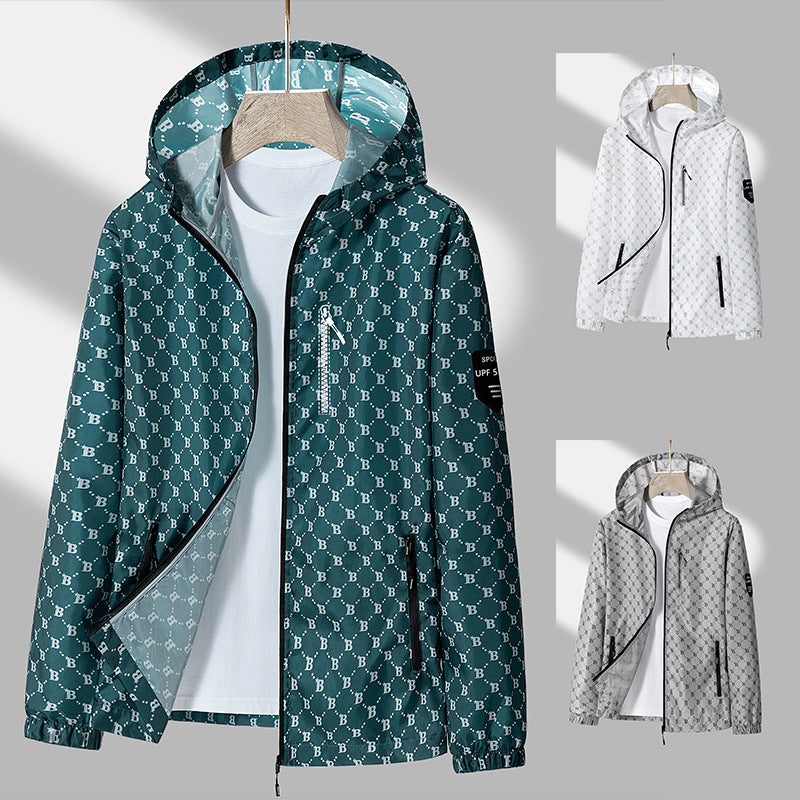 Herren Atmungsaktive Windjacke mit reflektierenden Details Echoarchiv