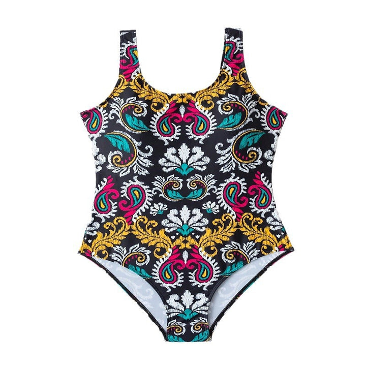 Damen Einteiler Badeanzug mit buntem Paisleydesign Echo Archiv