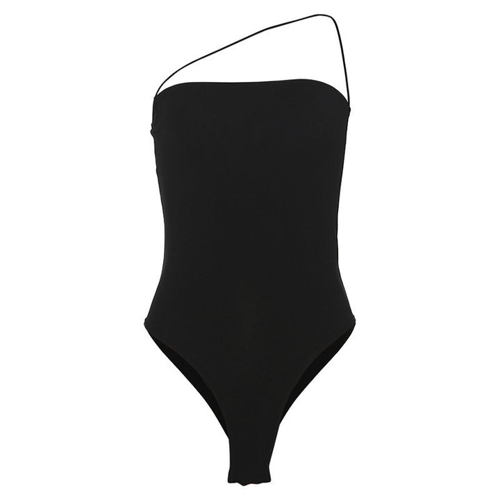 Damen Einseitiger Badeanzug mit figurbetonender Silhouette Echo Archiv