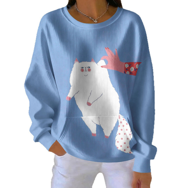 Damen Gemütlicher Pullover Echoarchiv
