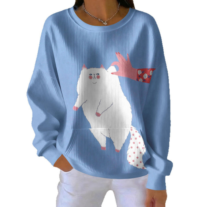 Damen Gemütlicher Pullover Echoarchiv