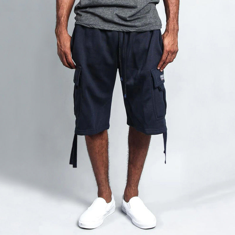 Herren modische Cargo-Shorts mit praktischen Taschen und verstellbarem Kordelzug Echoarchiv