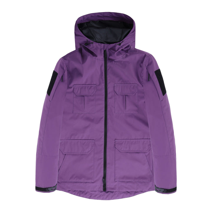 Men's technical hooded field jacket with multi-flap utility pockets – Cavarno
