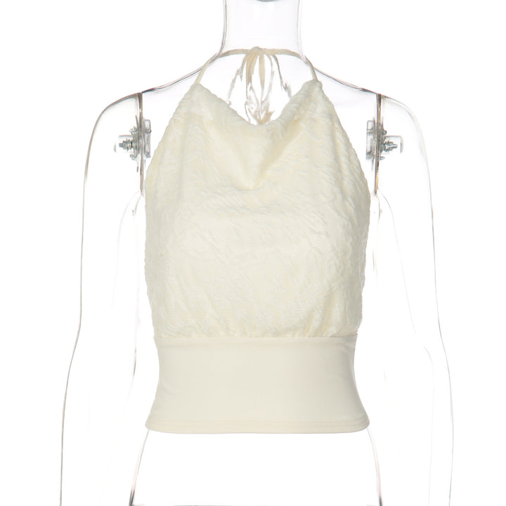 Damen Halter-Top mit raffiniertem Stoffmix Echo Archiv