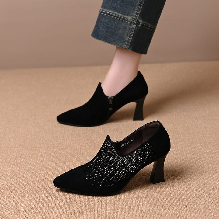Damen Elegante Stiefeletten mit Glitzerverzierungen Echo Archiv