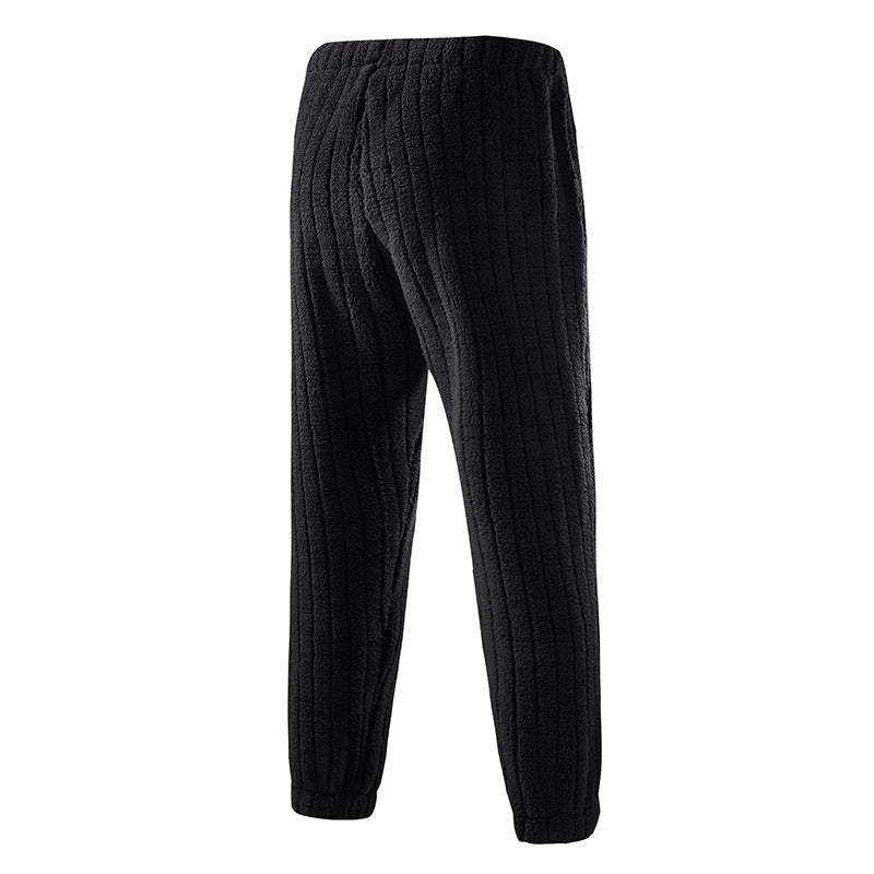 Damen Gefütterte Kuschelhose mit Rippstruktur, elastischem Bund und Tunnelzug Echo Archiv