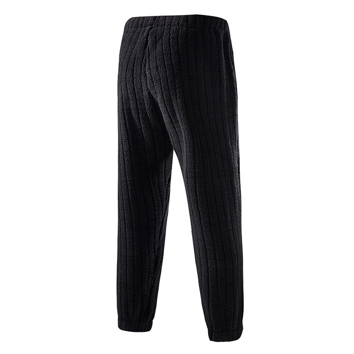 Damen Gefütterte Kuschelhose mit Rippstruktur, elastischem Bund und Tunnelzug Echo Archiv