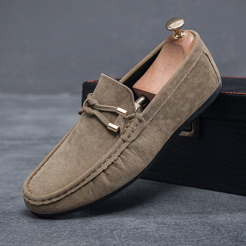 Herren Elegante Mokassins aus weichem Veloursleder – Tavélo