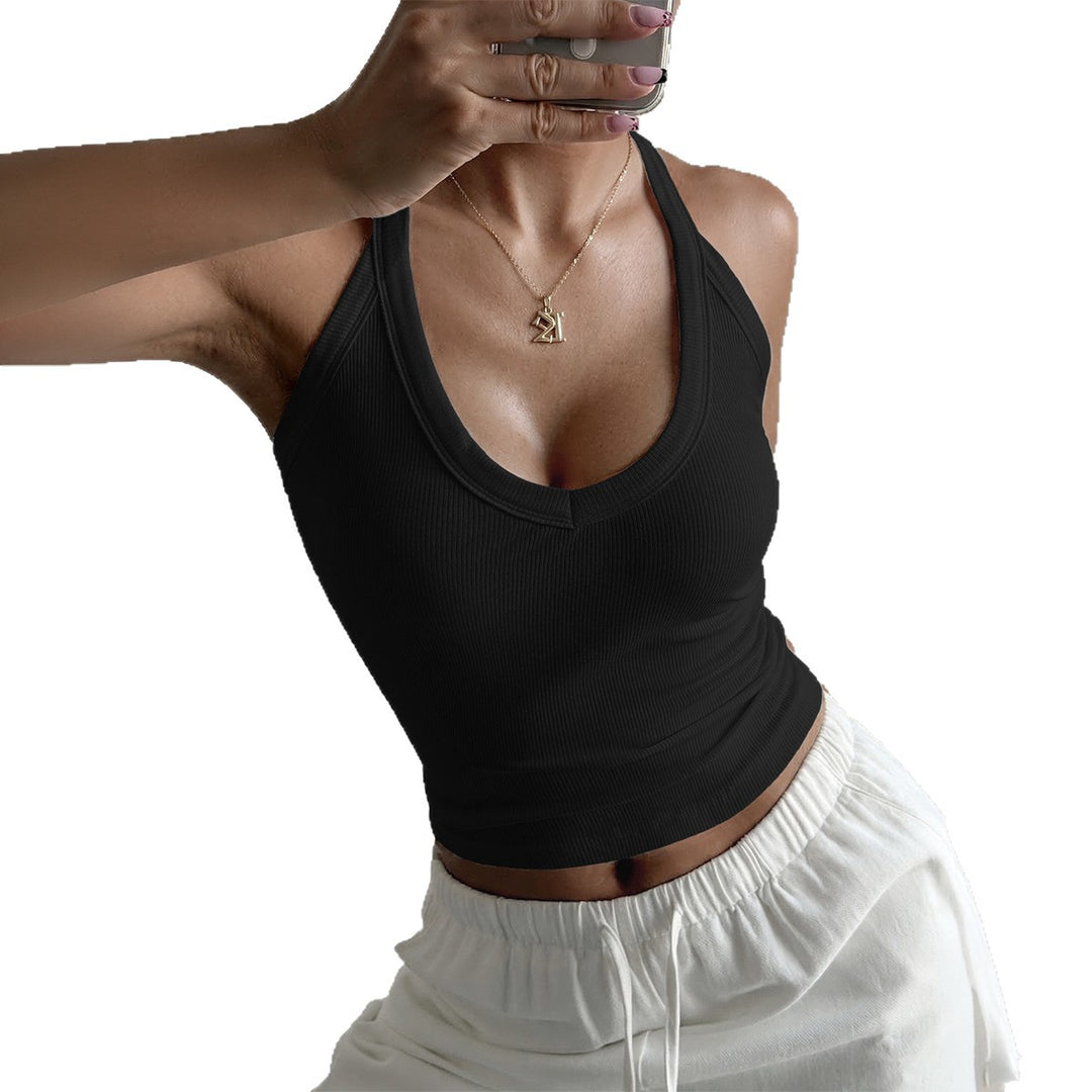 Damen Sportliches Trägershirt mit modischem Bicolor-Design Echo Archiv