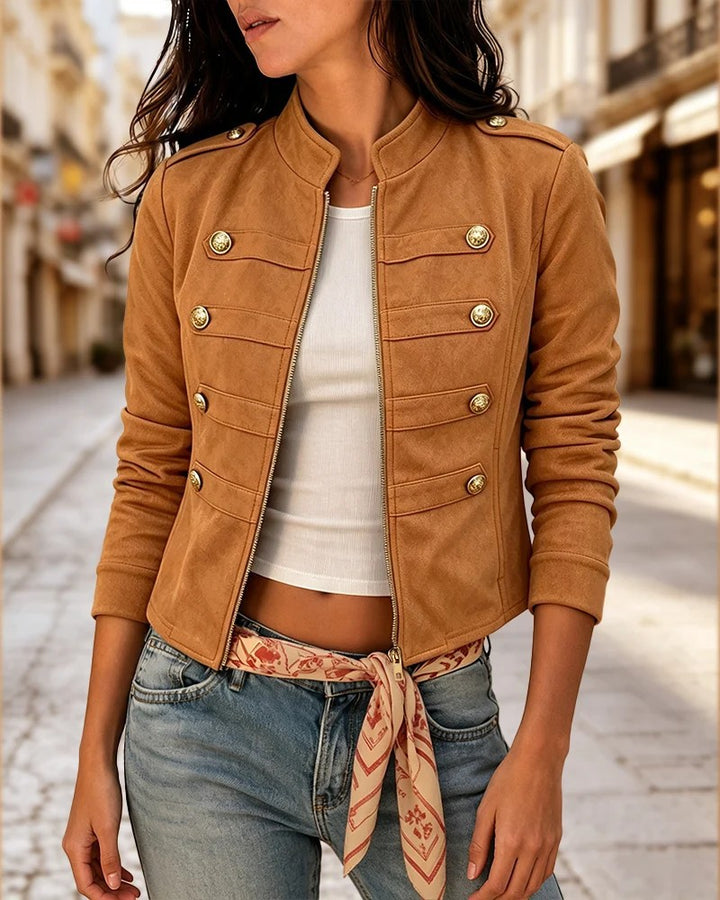 Damen Stylische Jacke im Militärstil Echo Archiv