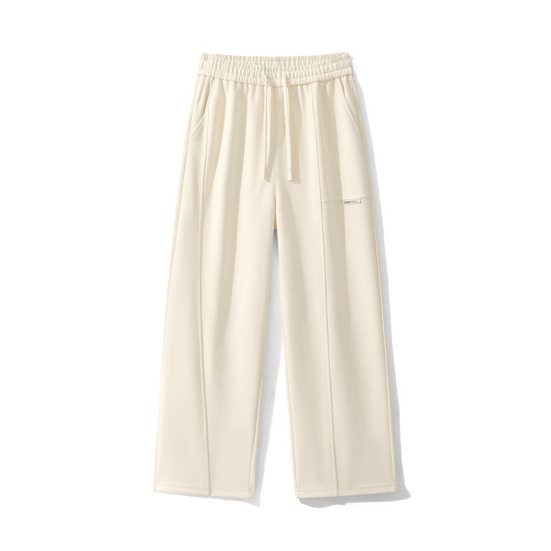 Damen Lounge-Hose mit weitem Bein, elastischem Bund & Seitentaschen Echoarchiv