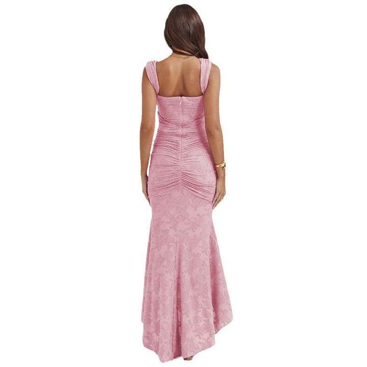 Damen Elegantes Maxikleid mit raffinierten Rüschen und schmeichelndem Schnitt Echoarchiv