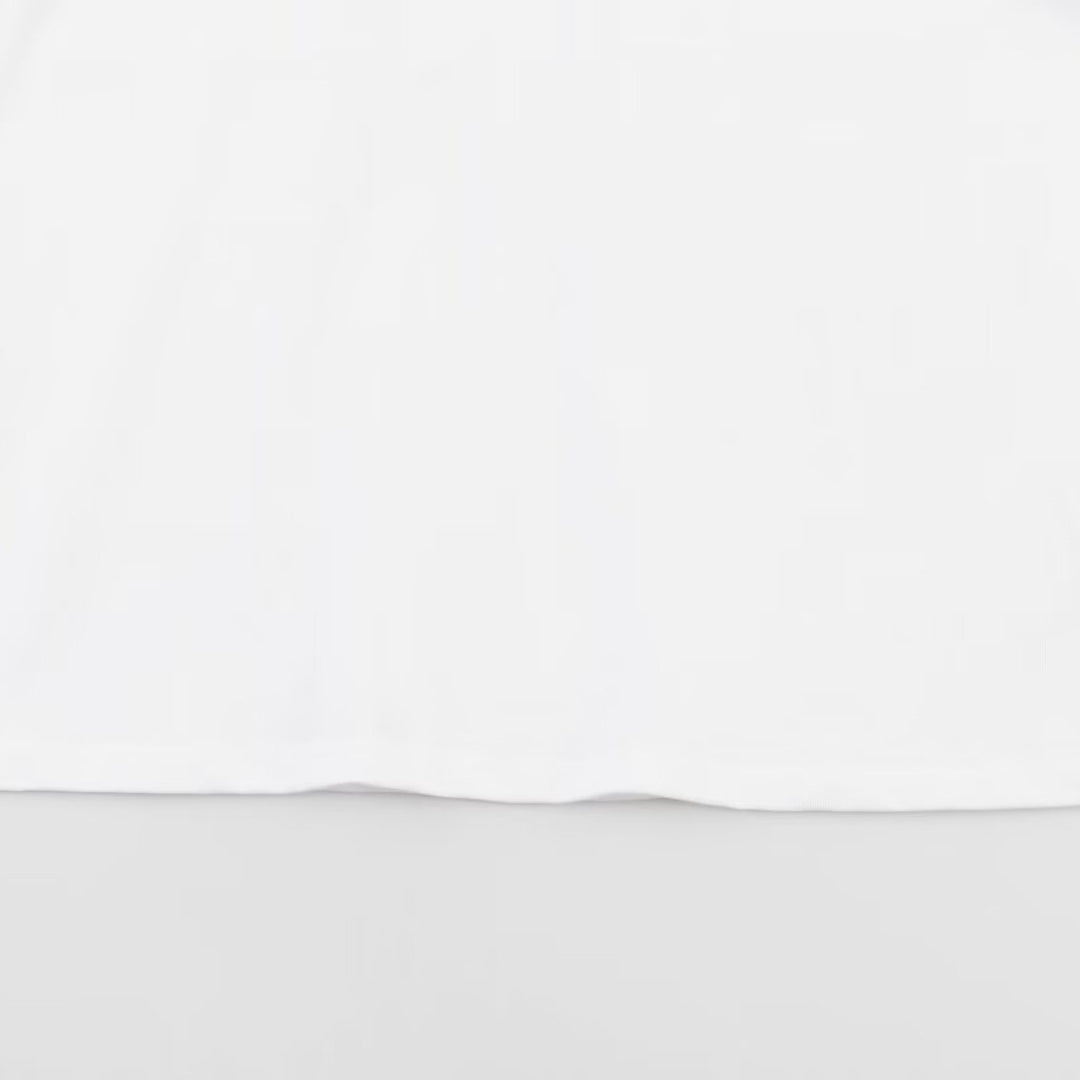 Damen T-Shirt mit elegantem Spitzenschnitt und zeitloser Schleifen-Applikation Echo Archiv