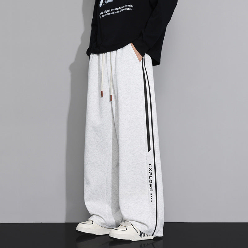 Herren Modische Weitgeschnittene Sporthose