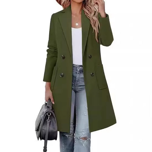 Damen Elegante und modische Longjacke Echo Archiv