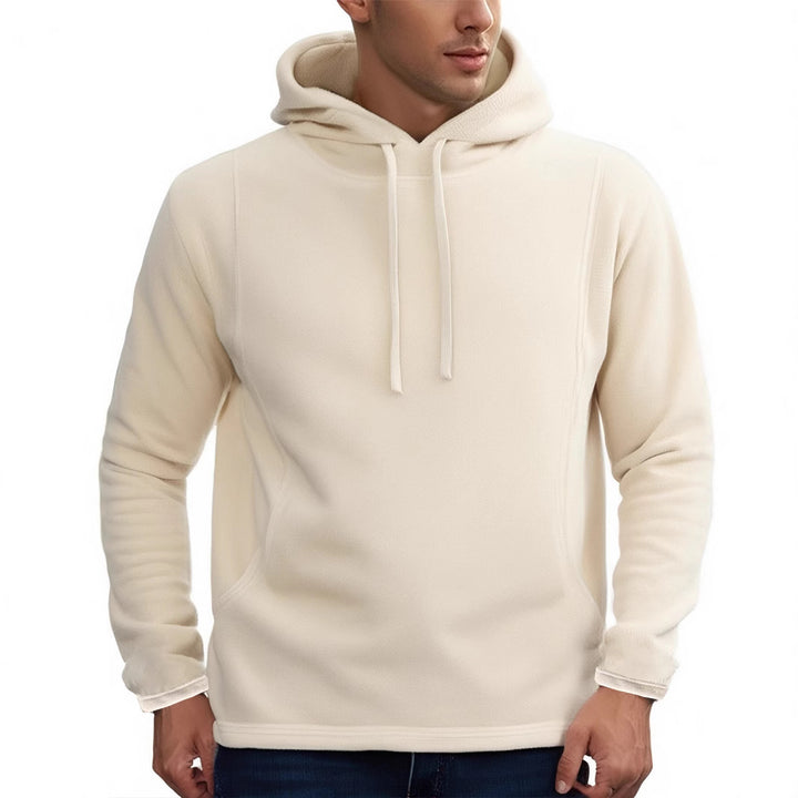Herren Fleece Kapuzenpullover mit modischem Schnitt und seitlichen Reißverschlüssen Echoarchiv