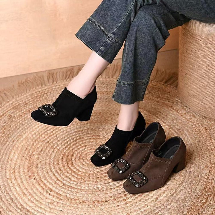 Damen Elegante Stiefeletten mit Glitzerdetail Echo Archiv