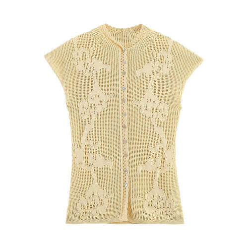Damen elegante Strickbluse mit filigranem Muster Echo Archiv