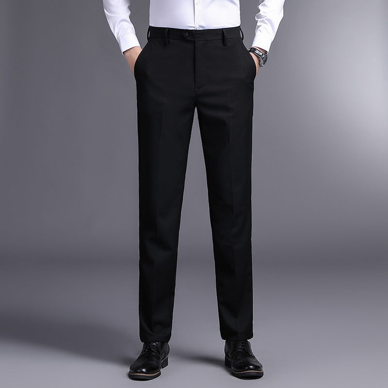 Herren elegante Anzughose mit schmalem Schnitt und funktionalen Taschen Echoarchiv