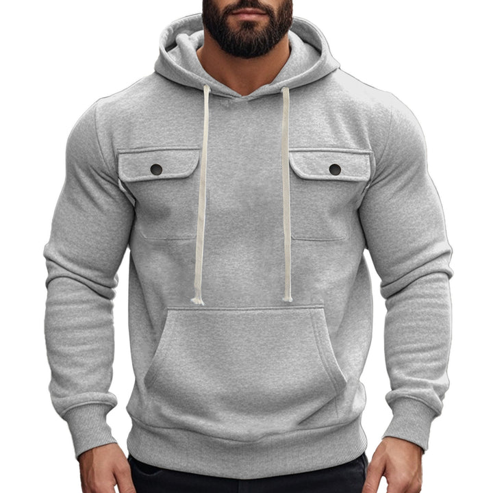 Herren Kapuzenpullover mit praktischen Pattentaschen und modernem Design Echoarchiv