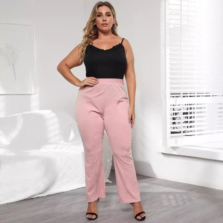 Damen Elegante Hochbundhose mit bequemem Schnitt Echo Archiv