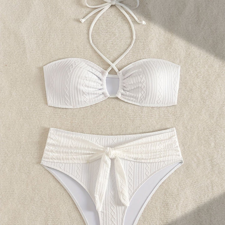 Damen Zweiteiler Bikinis mit Hochgeschnittenem Bund Echo Archiv