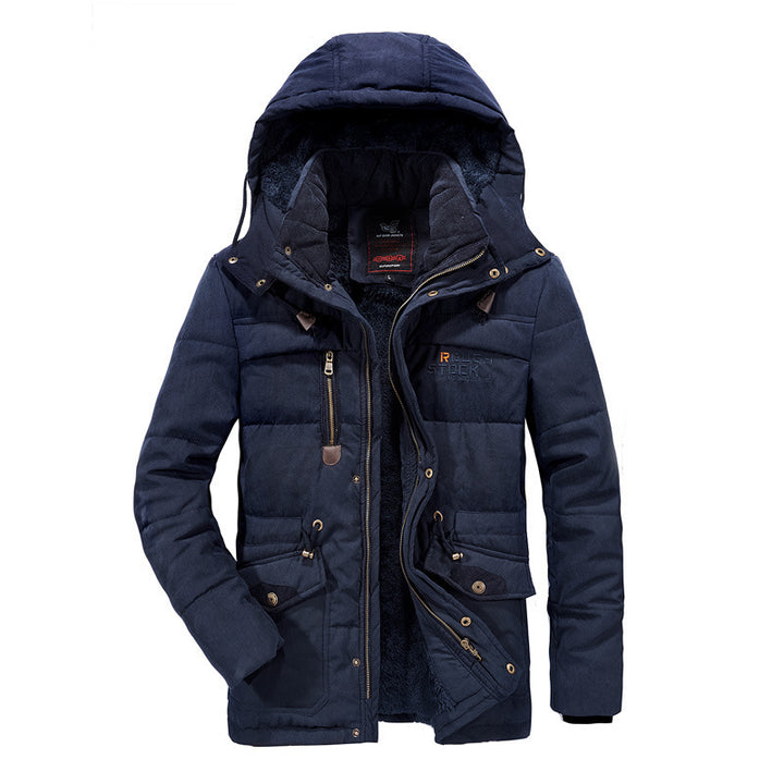 Herren Thermo-Fieldparka mit durchgehendem Teddyfutter und Utility-Taschen Echo Archiv