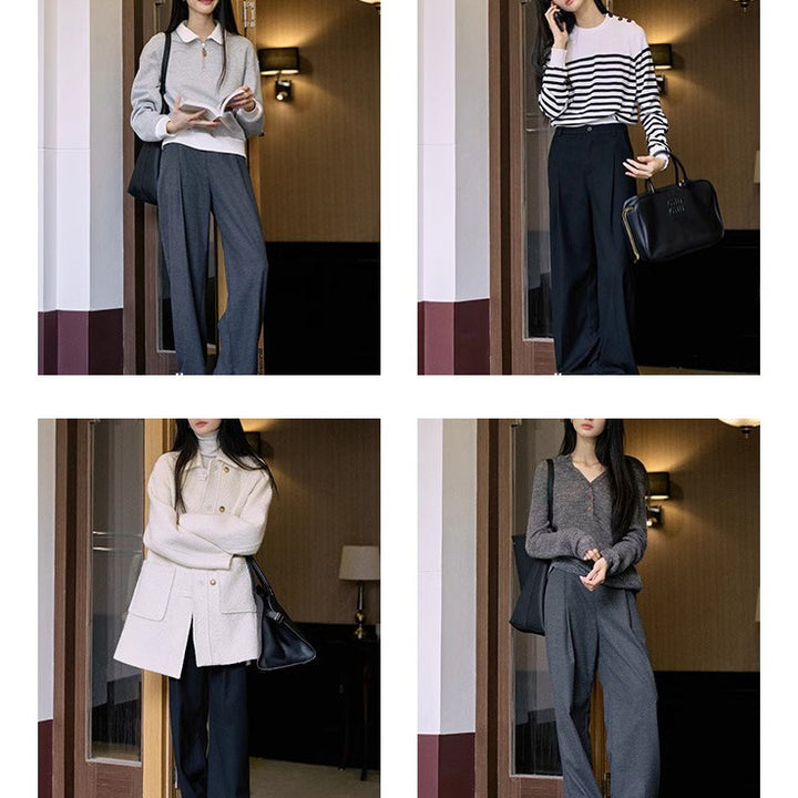 Damen Elegante, weite Anzughose Echoarchiv