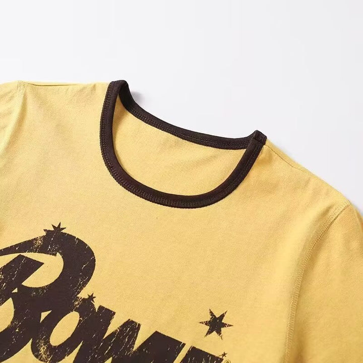 Damen Vintage T-Shirt mit Rundhalsausschnitt Echo Archiv