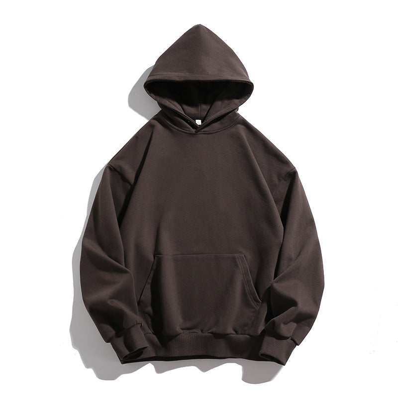 Unisex Relaxed-Fit Baumwollmix-Kapuzenpullover mit vorgewaschter Optik und Kängurutasche Echo Archiv