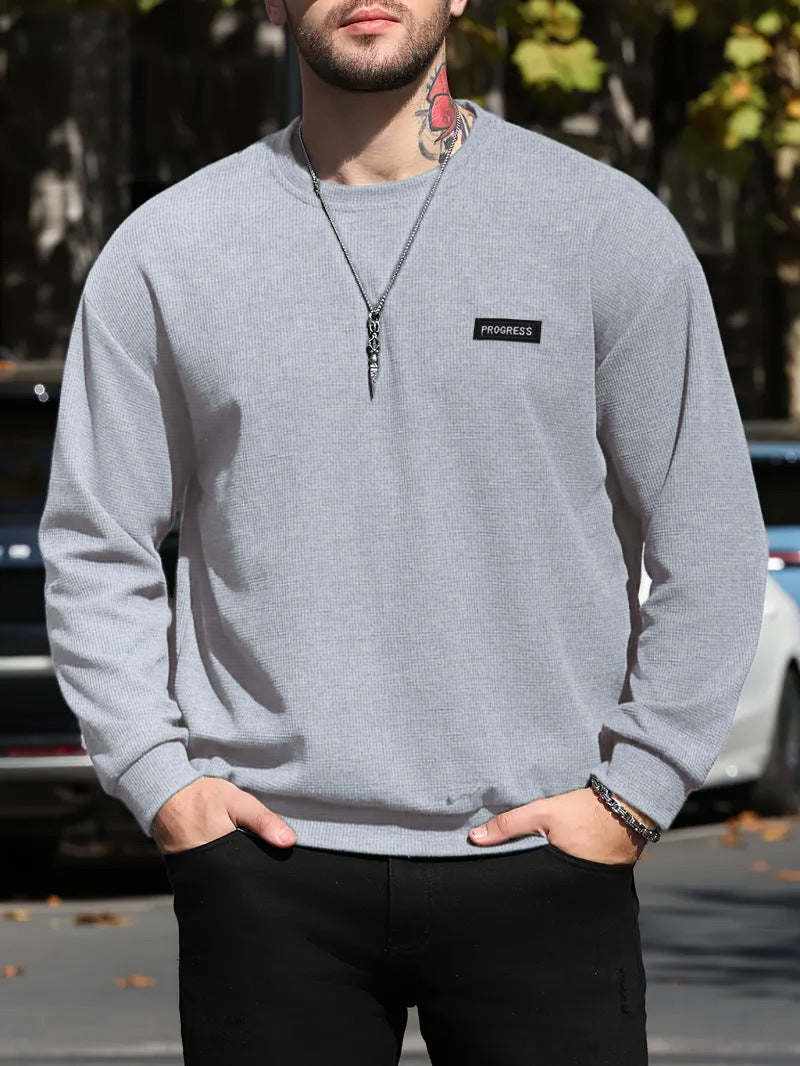 Herren lässiges Sweatshirt mit strukturierter Oberfläche und modernem Design Echoarchiv