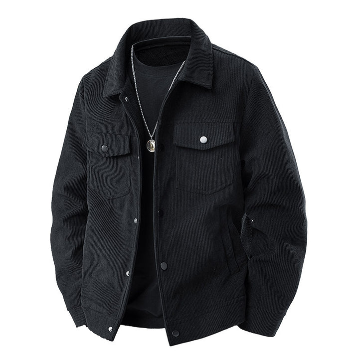 Herren Komfortable Cordjacke Echo Archiv