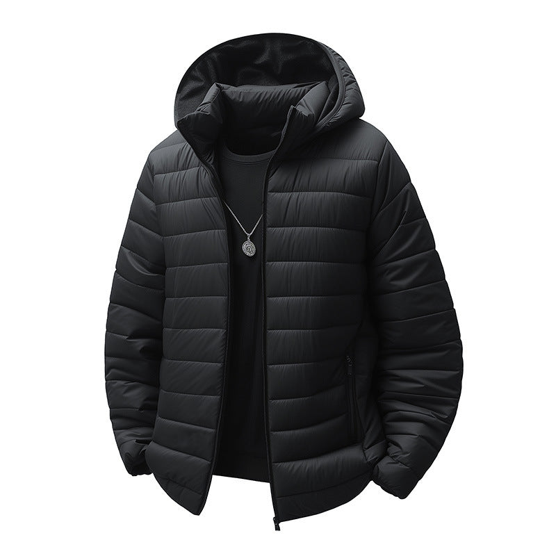Herren Isolierte Steppjacke mit atmungsaktiver Kapuze Echoarchiv