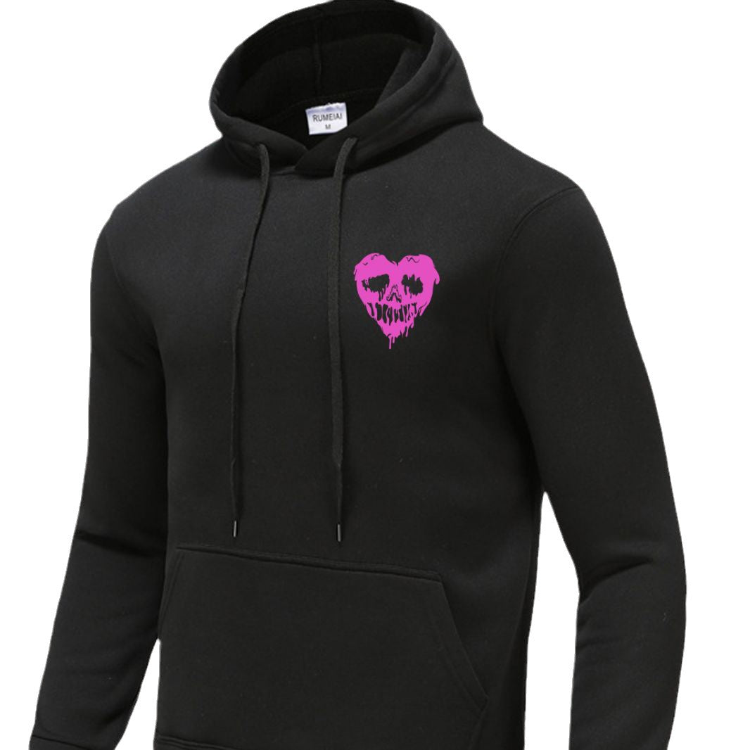 Herren Kapuzenpullover mit einzigartigem Totenkopfdesign Echoarchiv