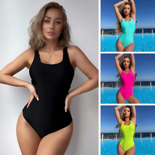 Damen Eleganter Einteiler Badeanzug Echo Archiv