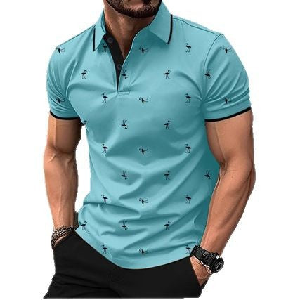 Herren modisches Poloshirt Echoarchiv