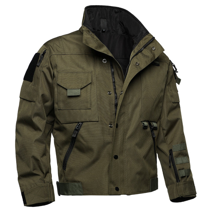 Herren Tactical Field Jacke mit Multi‑Taschen, verstellbaren Bündchen und wasserabweisender Ripstop‑Qualität Echo Archiv