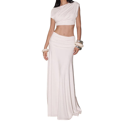 Damen elegantes Wickelkleid mit Rüschendetails Echo Archiv