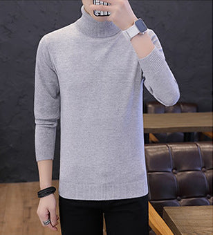 Herren Eleganter Rollkragenpullover aus feinem Strick Echoarchiv